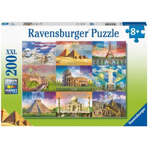 Puzzle 200  pièces - XXL - Les monuments du monde - Ravensburger - 13290