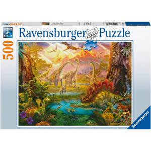 Puzzles adultes - Puzzle 500 pièces - La terre des dinosaures - Ravensburger - 16983