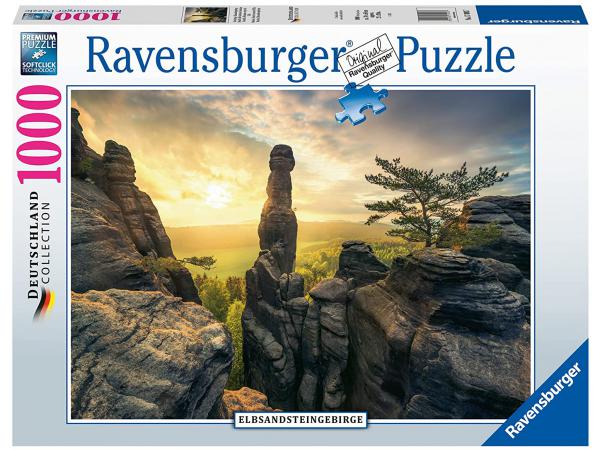 Puzzles adultes - puzzle 1000 pièces - monolithe, montagnes de grès de l'elbe