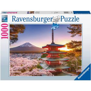 Puzzle 1000 pièces - Cerisiers en fleurs du Mont Fuji - Ravensburger - 17090