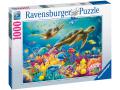 Puzzles adultes - Puzzle 1000 pièces - Le monde sous-marin bleu - Ravensburger - 17085