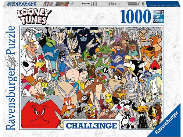 Puzzle 1000 pièces - looney tunes (challenge puzzle)