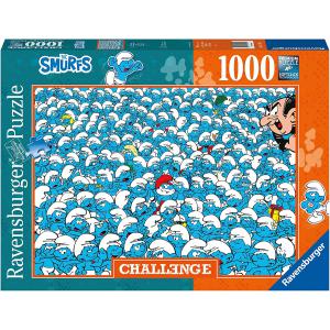 Puzzle 1000 pièces - Les Schtroumpfs (Challenge Puzzle) - Ravensburger - 17291