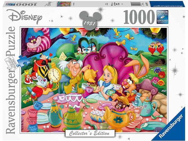Puzzles adultes - puzzle 1000 pièces - alice au pays des merveilles (collection disney)