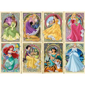 Puzzle 1000 pièces - Disney Princesses Art Nouveau - Disney - 16504
