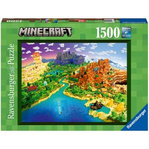 Puzzle 1500 pièces - Le monde de Minecraft - Ravensburger - 17189