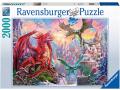 Puzzles adultes - Puzzle 2000 pièces - Terre de dragons - Ravensburger - 16717