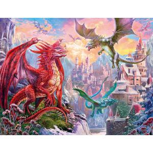 Puzzle 2000 pièces - Terre de dragons - Ravensburger - 16717