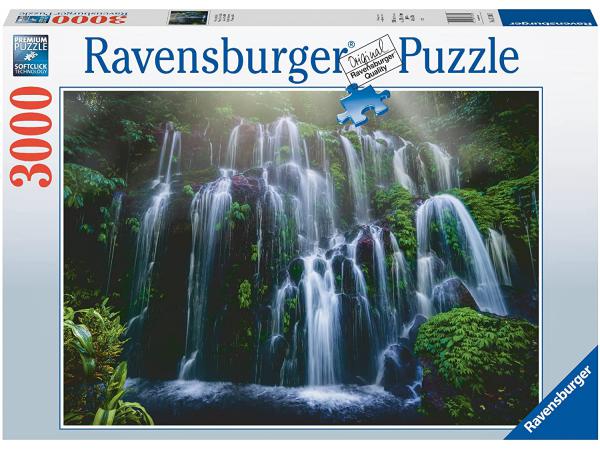 Puzzles adultes - puzzle 3000 pièces - chutes d'eau, bali