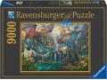 Puzzles adultes - Puzzle 9000 pièces - La forêt magique des dragons - Ravensburger - 16721