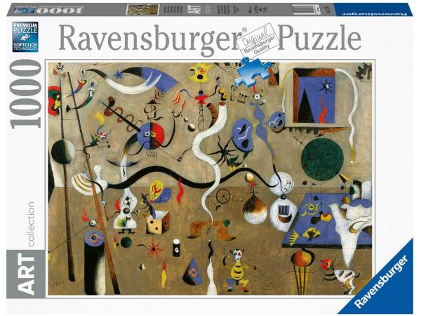 Puzzles adultes - puzzle 1000 pièces art collection - le carnaval d'arlequin / joan miró