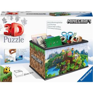 Puzzle 3D Boite de rangement - Minecraft - Ravensburger - 11286