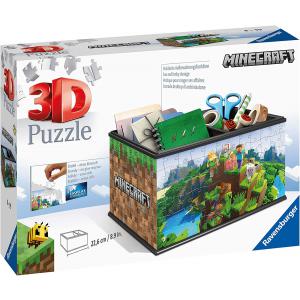 Puzzle 3D Boite de rangement - Minecraft - Ravensburger - 11286