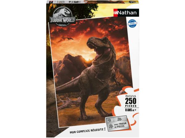 Puzzle 250 pièces - le tyrannosaurus rex / jurassic world 3