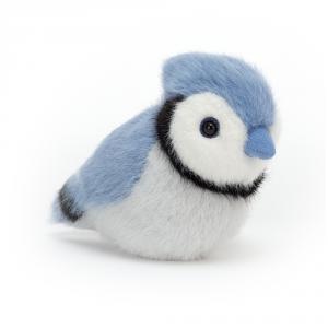 Peluche Birdling Blue Jay - l : 7 cm x H: 10 cm - Jellycat - BIR6BLJ