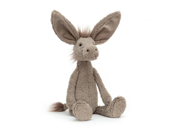 Peluche harkle donkey - l : 10 cm x h: 33 cm