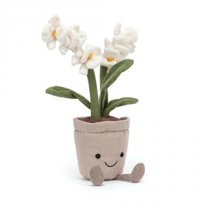 Peluche Amuseable Cream Orchid - L: 10 cm x l : 10 cm x H: 27 cm - Jellycat - A2ORC