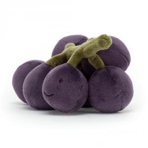 Peluche Fabulous Fruit Grapes - l : 8 cm x H: 15 cm - Jellycat - FABF6G