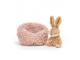 Peluche Hibernating Bunny - L: 7 cm x l : 12 cm x H: 12 cm
