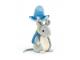 Peluche Flower Forager Mouse - L: 8 cm x l : 9 cm x H: 22 cm