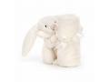 Peluche Bashful Cream Bunny Soother - L: 13 cm x l : 34 cm x H: 34 cm - Jellycat - BB4BCN