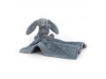 Peluche Bashful Dusky Blue Bunny Soother - L: 13 cm x l : 34 cm x H: 34 cm - Jellycat - SO4DUSK