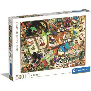 Puzzle adulte, 500 pièces - The Butterfly Collector - Clementoni - 35125