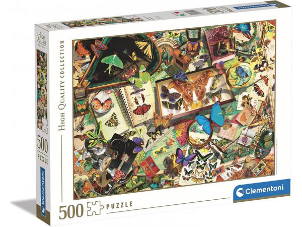 Puzzle adulte, 500 pièces - the butterfly collector