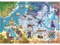 Puzzle adulte, Disney Maps - 1000 pièces - La Reine des Neiges - Clementoni - 39666