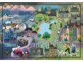 Puzzle adulte, Disney Maps - 1000 pièces - Les 101 Dalmatiens - Clementoni - 39665
