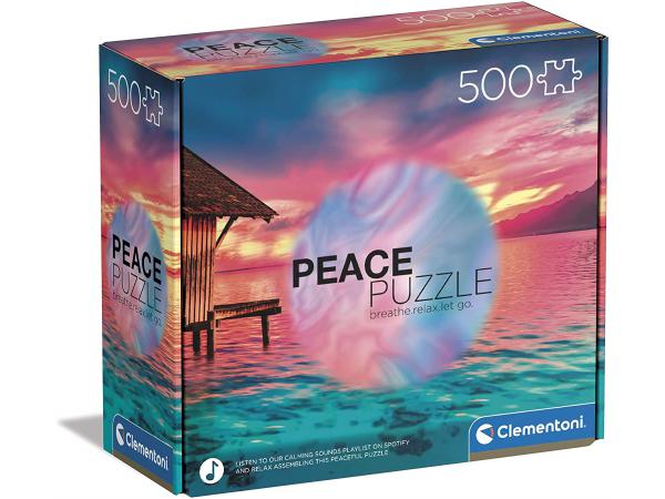 Puzzle adulte, peace puzzle - 500 pièces - living the present