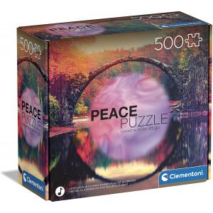Puzzle adulte, Peace Puzzle - 500 pièces - Mindful Reflection - Clementoni - 35119