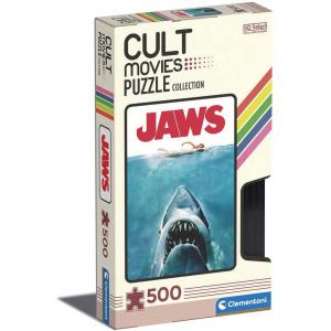 Puzzle adulte, Cult Movies - 500 pièces - Les dents de la mer - Clementoni - 35111