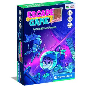 Jeu de cartes, Escape Game Pocket - Les fugitifs de l'espace - Clementoni - 52604