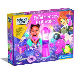 Science et jeu fun, Expériences pailletées - Clementoni - 52624