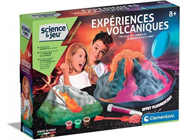 Science et jeu laboratoire, expériences volcaniques