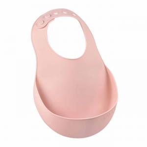 Bavoir silicone old pink - Beaba - 913491