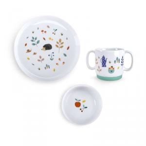 Set vaisselle porcelaine Pomme des bois - Moulin Roty - 675230