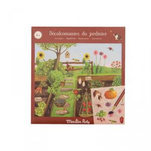 Décalcomanies Le jardinier Le jardin du Moulin - Moulin Roty - 712428