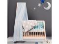 Voile de lit bébé Linea/Luna, Bleu pastel - Leander - 700821-64