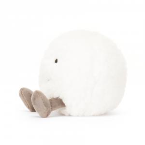 Amuseable Snowball - Dimensions : L : 8 cm x  l : 8 cm x  h : 9 cm - Jellycat - A6SB