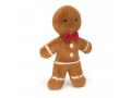 Jolly Gingerbread Fred Huge - Dimensions : h : 52 cm - Jellycat - JGB1F