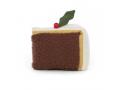 Peluche Amuseable Slice of Christmas Cake - Dimensions : L : 8 cm x l : 12 cm x h : 10 cm - Jellycat - A6SCC