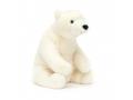 Peluche Elwin Polar Bear Small - Dimensions : L : 12 cm x l : 12 cm x h : 21 cm - Jellycat - EL6PB
