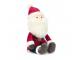 Peluche Jolly Santa - Dimensions : L : 37 cm x  l : 30 cm x  h : 42 cm