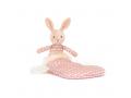 Peluche Shimmer Stocking Bunny - Dimensions : l : 9 cm x h : 20 cm - Jellycat - SHIM4SB