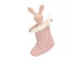 Peluche Shimmer Stocking Bunny - Dimensions : l : 9 cm x h : 20 cm - Jellycat - SHIM4SB