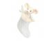 Peluche Shimmer Stocking Mouse - Dimensions : l : 9 cm  x h : 20 cm