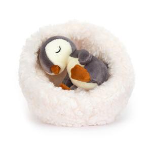 Peluche Hibernating Penguin - Dimensions : L : 9 cm x l : 13 cm x h : 13 cm - Jellycat - HIB3P