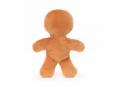 Peluche Festive Folly Gingerbread Man - Dimensions : L : 2 cm x l : 8 cm x h : 10 cm - Jellycat - FF3GM
